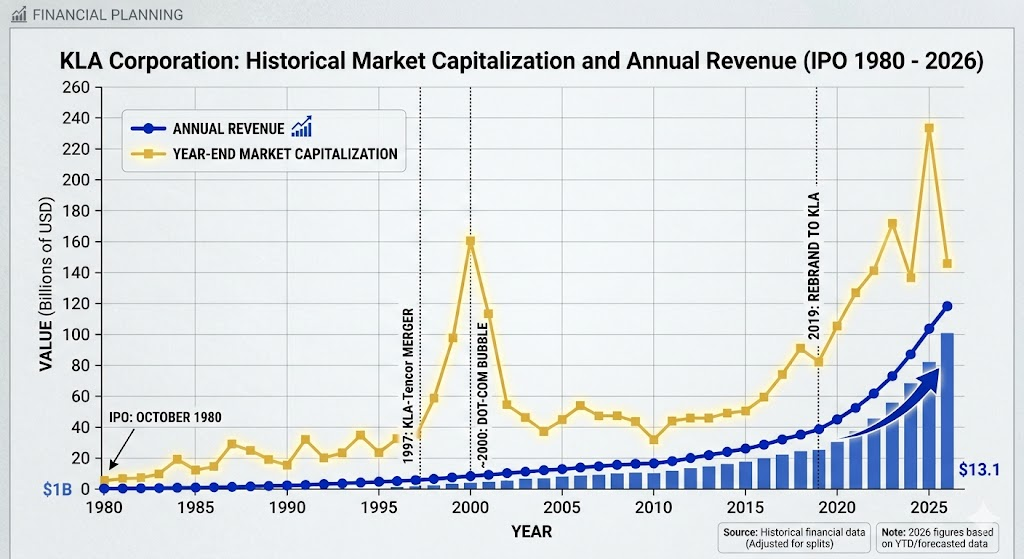KLA market cap vs revenue
