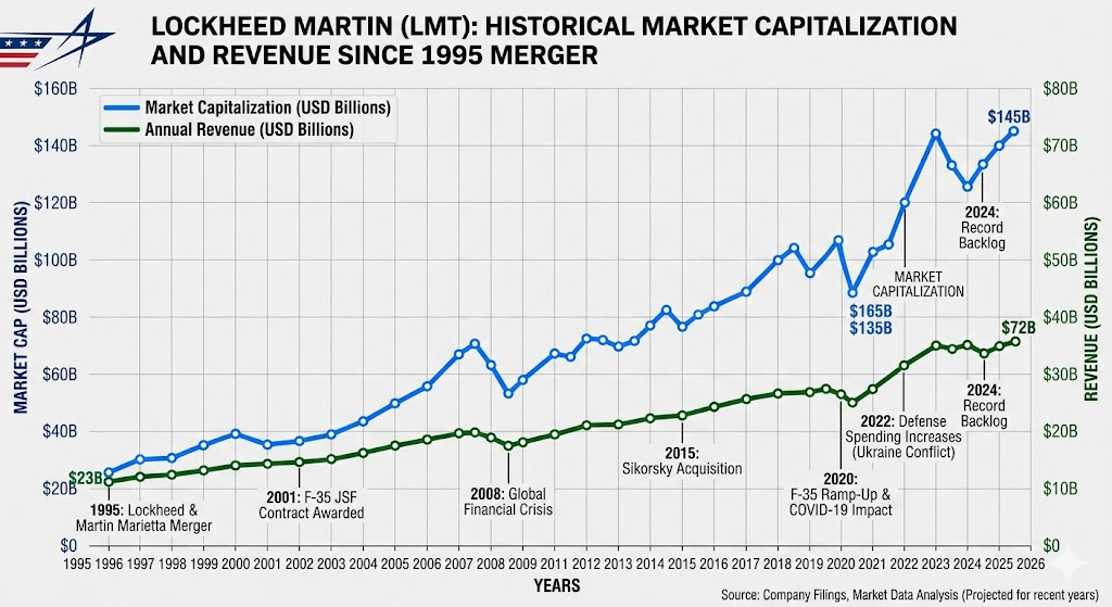 Lockheed Martin market cap