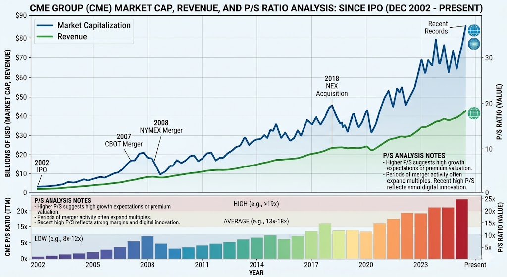 CME PS ratio