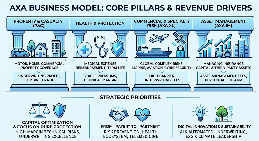 AXA business model