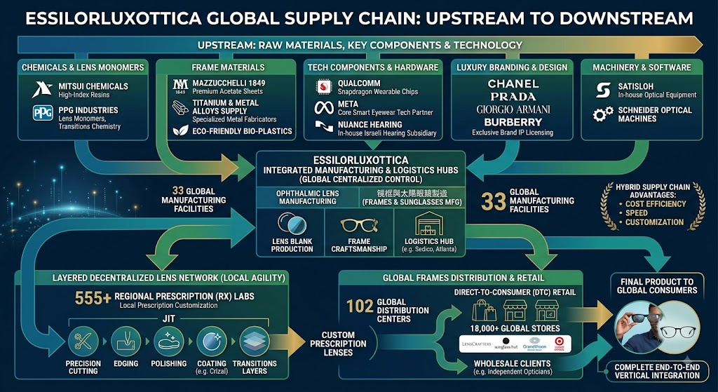 EssilorLuxottica supply chain