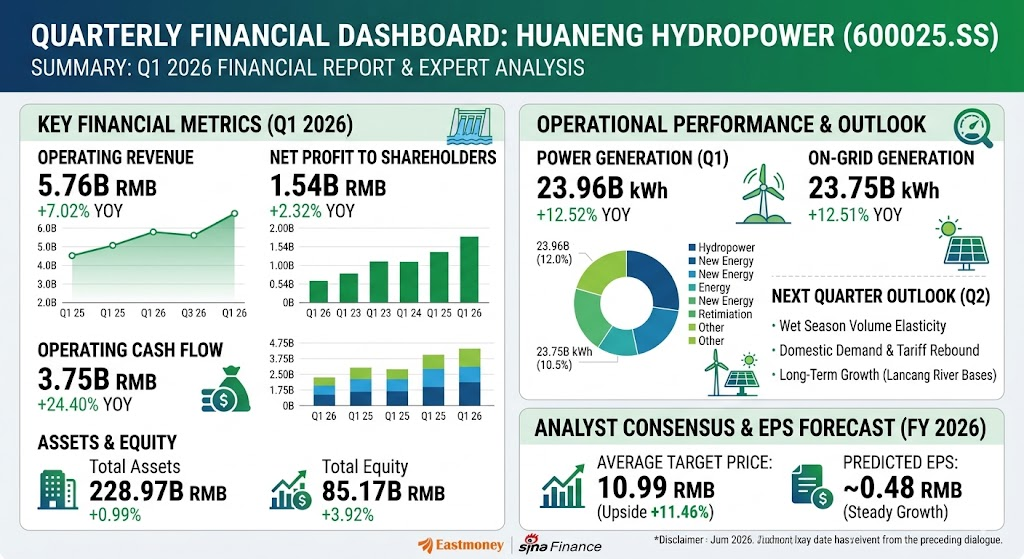 huaneng hydropower 2026q1