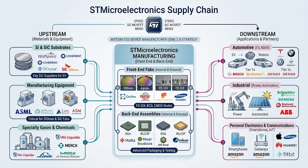 stmicroelectronics supply chain