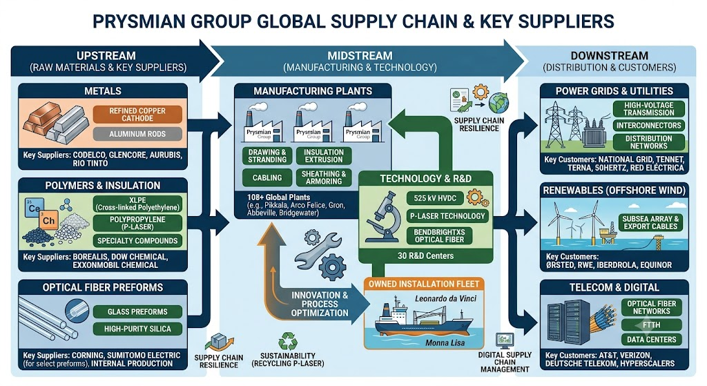 Prysmian supply chain
