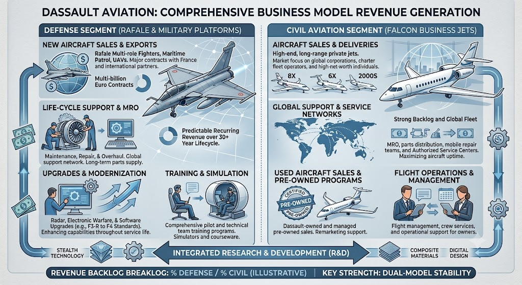 dassault aviation business model