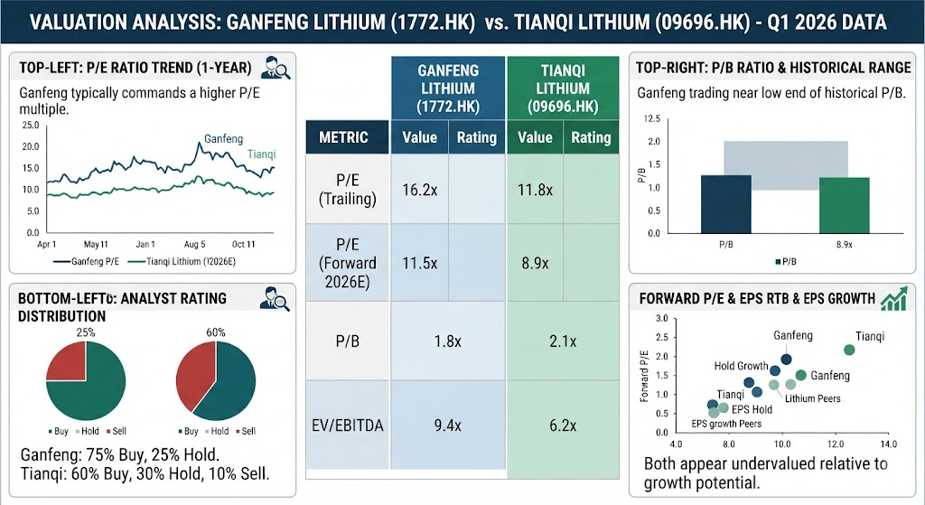 ganfeng lithium valuation
