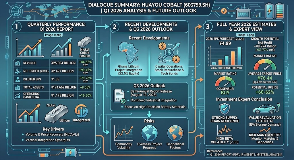 Huayou cobalt 2026q1