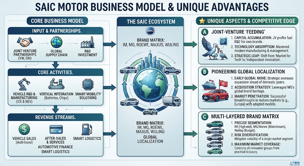 SAIC motor business model