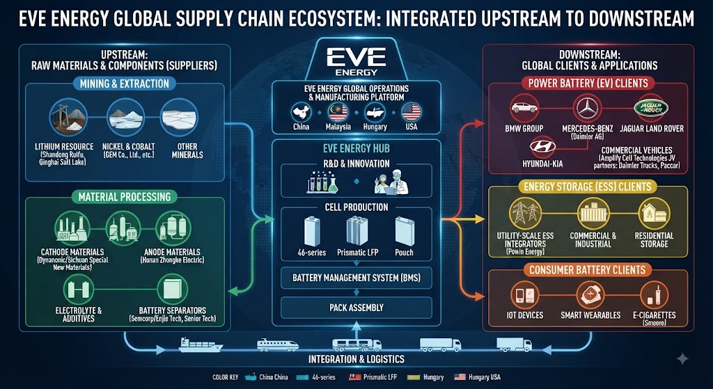 EVE Energy supply chain