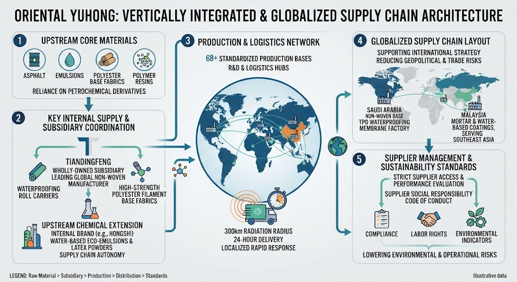 Oriental Yuhong supply chain