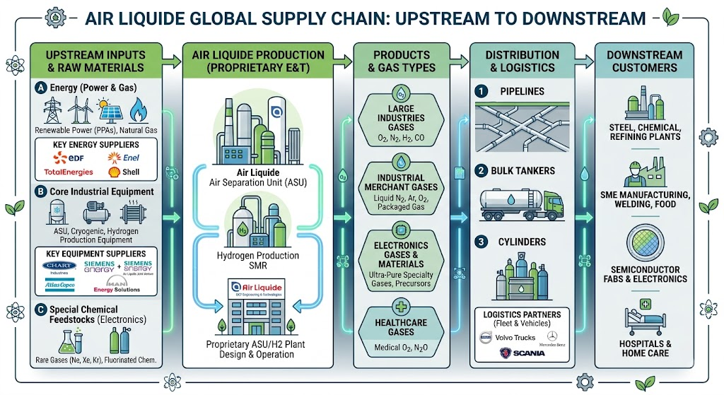 Air Liquide supply chain