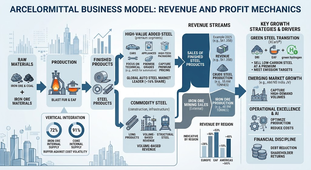 arcelormittal business model