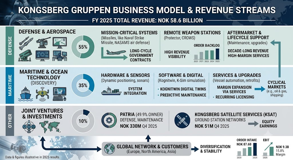 kongsberg gruppen business model