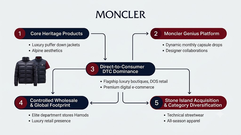 moncler business model