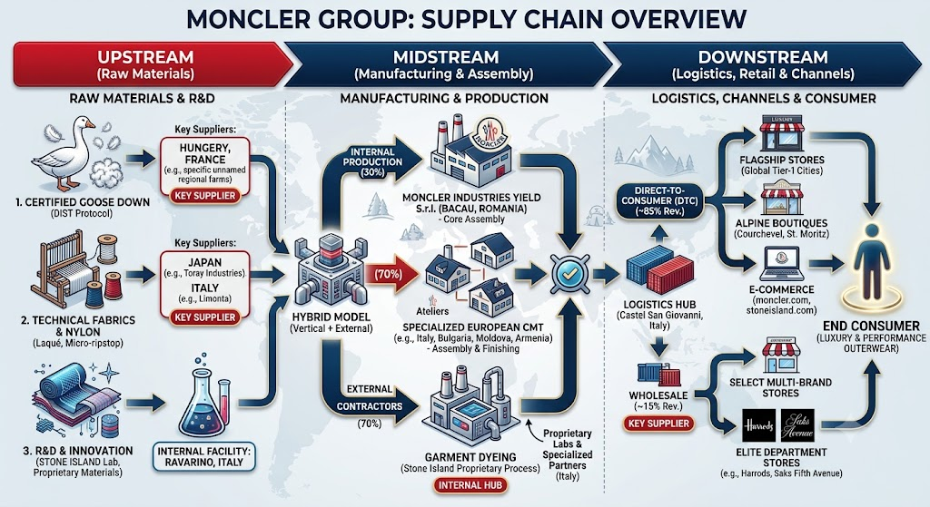 Moncler supply chain