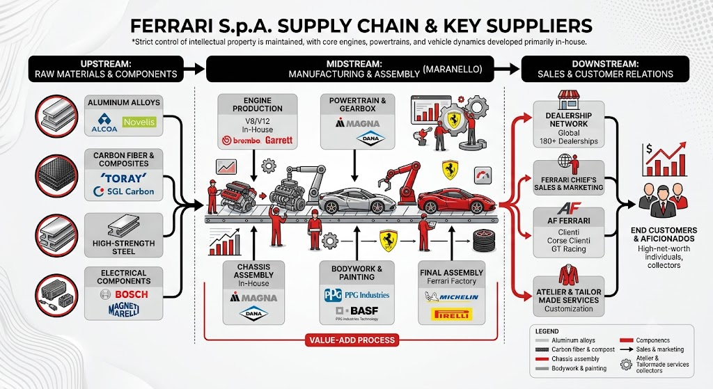 ferrari supply chain