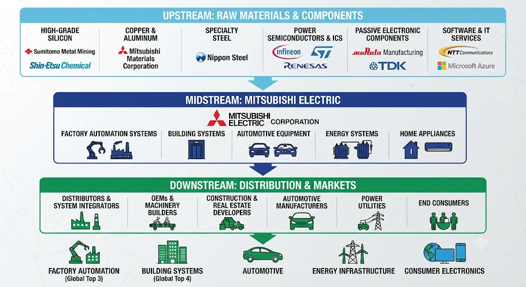 mitsubishi electric supply chain