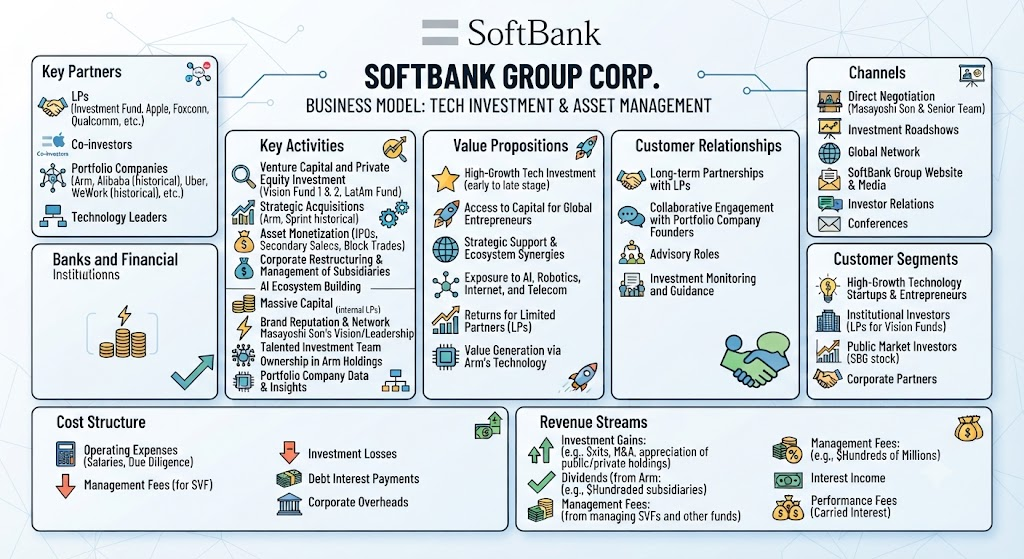softbank group business model