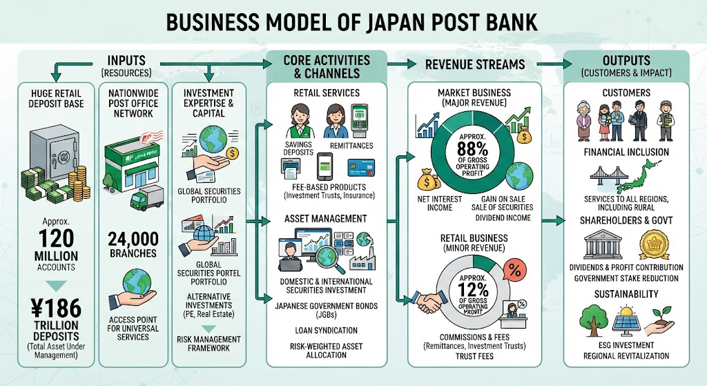 Japan post bank business model