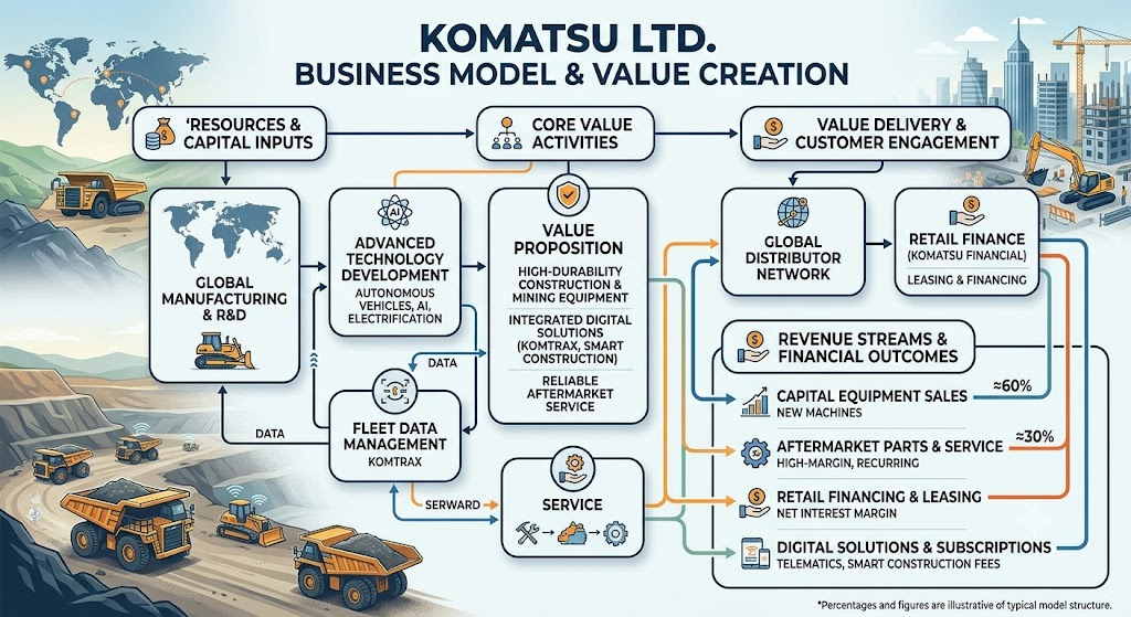 Komatsu business model