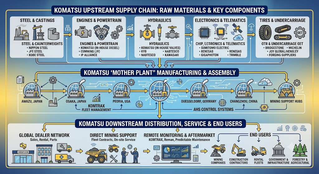 Komatsu supply chain