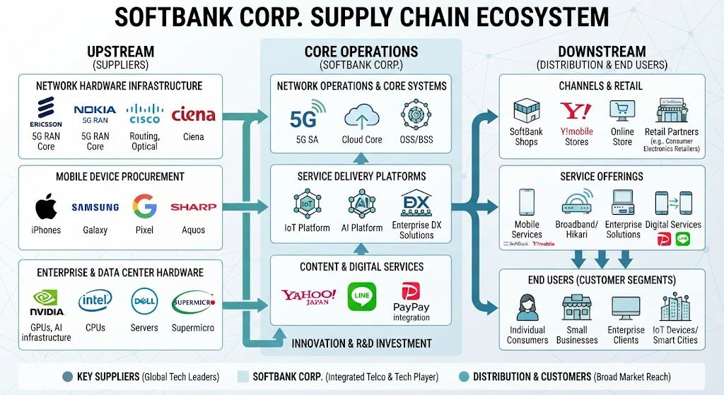 softbank corp supply chain