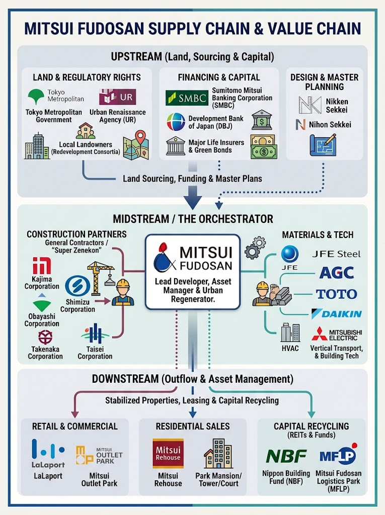 Mitsui Fudosan supply chain