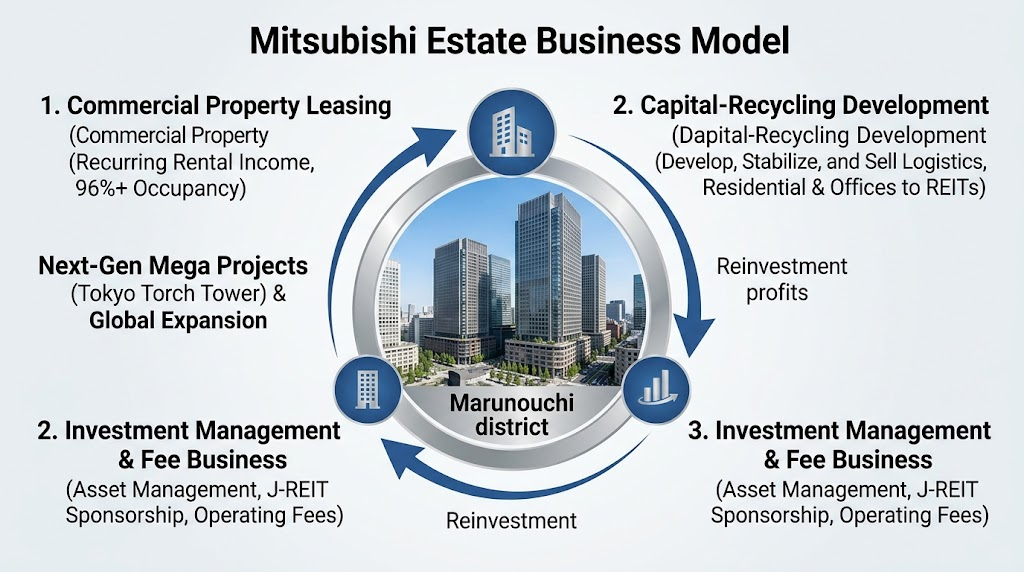 mitsubishi estate business model
