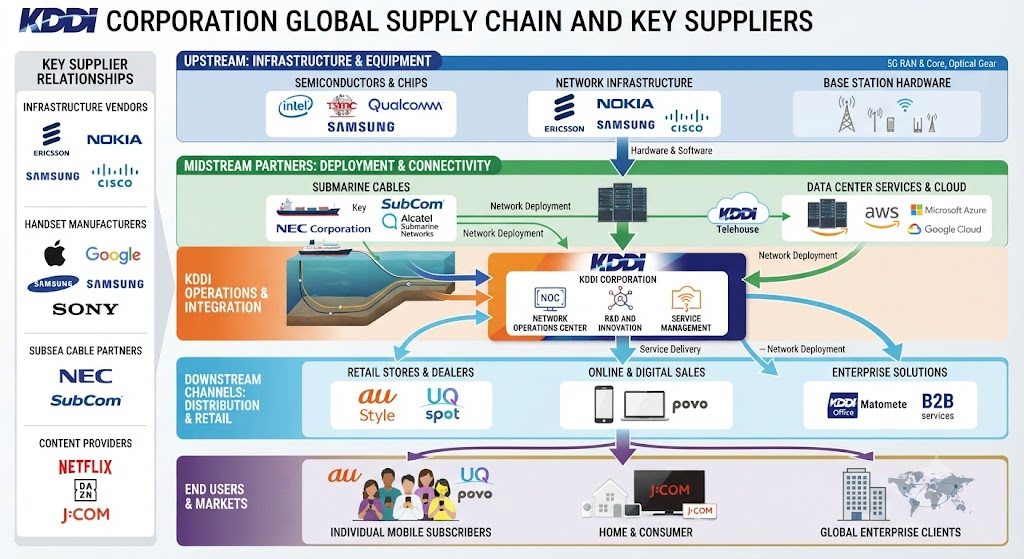 KDDI supply chain