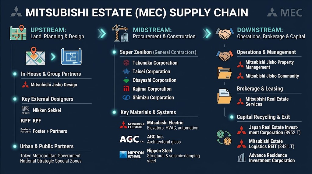 mitsubishi estate supply chain